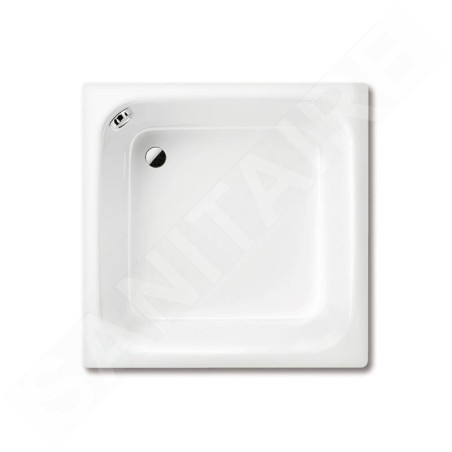 Kaldewei Advantage - Receveur de douche carré Sanidusch 495, 800 x 800 x 250 mm, blanc - Receveur de douche, Perl-Effect, sans