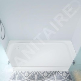 Kaldewei Avantgarde - Receveur de douche Superplan 402-1, 750x1000 mm, Perl-Effect, blanc 430200013001