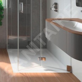 Kaldewei Avantgarde - Receveur de douche Superplan 402-1, 750x1000 mm, Perl-Effect, blanc 430200013001