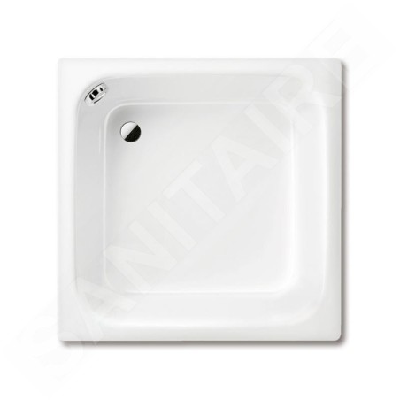 Kaldewei Advantage - Receveur de douche carré Sanidusch 496, 900 x 900 x 250 mm, blanc - Receveur de douche, Perl-Effect, sans