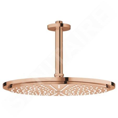 Grohe Rainshower Cosmopolitan - Douche de tête 310, bras de douche 142 mm, un jet, Warm Sunset 26067DA0