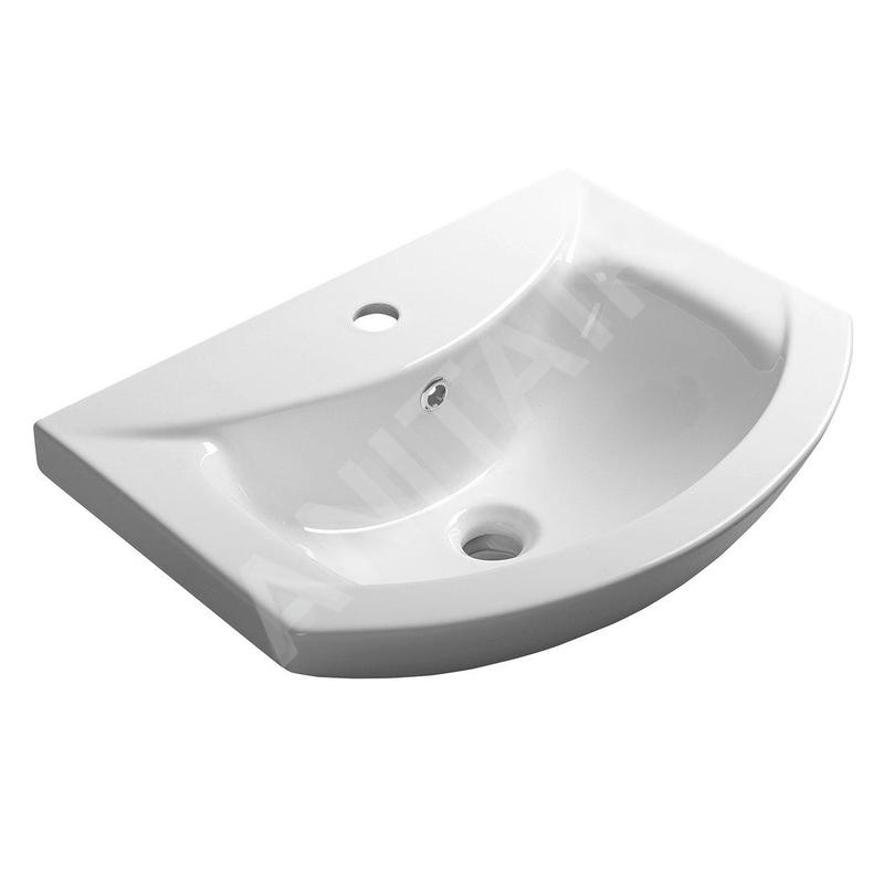 Sapho Zero - Lavabo de meuble 550x435 mm, blanc 6055 Sapho Zero - Lavabo de meuble 550x435 mm, blanc 6055