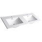 Sapho Slim - Meuble-lavabo double 1200x460 mm, blanc 1601-120 Sapho Slim - Meuble-lavabo double 1200x460 mm, blanc 1601-120