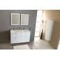Sapho Slim - Meuble-lavabo double 1200x460 mm, blanc 1601-120 Sapho Slim - Meuble-lavabo double 1200x460 mm, blanc 1601-120