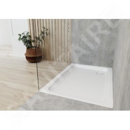 Kaldewei Ambiente - Receveur de douche Duschplan 419-1, 1100x900 mm, antidérapant, Perl-Effect, sans support en polystyrène,