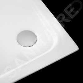Kaldewei Avantgarde - Receveur de douche Superplan XXL 429-1, 900x1400 mm, surface totale antidérapante, blanc 432930020001