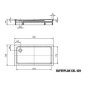 Kaldewei Avantgarde - Receveur de douche Superplan XXL 429-1, 900x1400 mm, Perl-Effect, blanc 432900013001 Kaldewei Avantgarde - Receveur de douche Superplan XXL 429-1, 900x1400 mm, Perl-Effect, blanc 432900013001