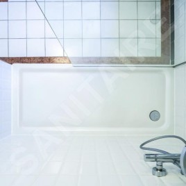 Kaldewei Avantgarde - Receveur de douche Superplan XXL 429-1, 900x1400 mm, Perl-Effect, blanc 432900013001