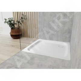 Kaldewei Ambiente - Receveur de douche carré Duschplan 545-2, 900x900 mm, support en polystyrène, blanc 440348040001