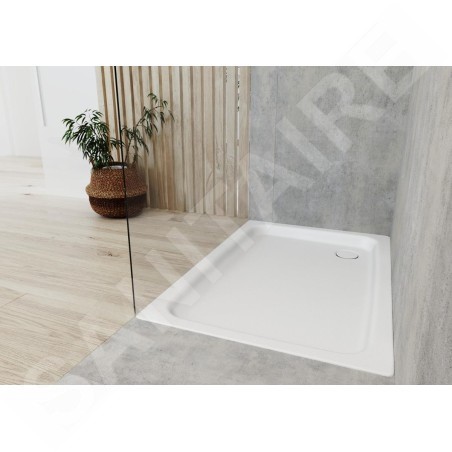Kaldewei Ambiente - Receveur de douche Duschplan 546-2, 1000x800 mm, antidérapant, avec support en polystyrène, blanc