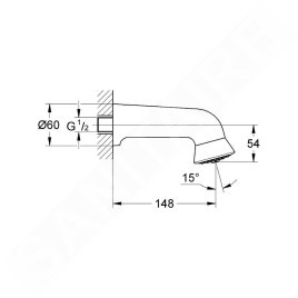 Grohe Relexa - Douche de tête type sport, chrome 28948000