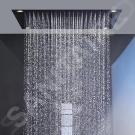 Axor ShowerCollection - ShowerHeaven 970 x 970 mm, acier inoxydable 10621800