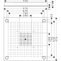 Axor ShowerCollection - ShowerHeaven 970 x 970 mm, acier inoxydable 10623800 Axor ShowerCollection - ShowerHeaven 970 x 970 mm, acier inoxydable 10623800