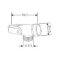Kludi Supports de douche - Support de douche mural, chrome 6053105-00