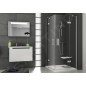 Ravak SmartLine - Cabine de douche quart de cercle SMSRV4, 785-800 mm mm, verre transparent/chrome 1SV44A00Z1 Ravak SmartLine - Cabine de douche quart de cercle SMSRV4, 785-800 mm mm, verre transparent/chrome 1SV44A00Z1