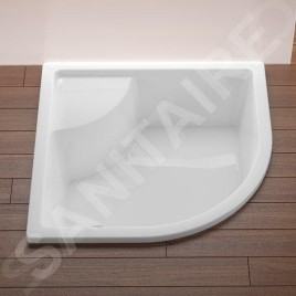 Ravak Minivana - Receveur de douche profond Sabina 80-LA, 800x800 mm, AntiBac, blanc A214001020