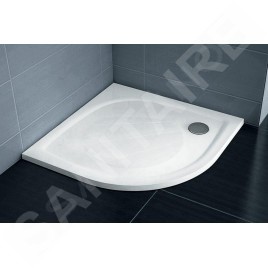 Ravak Galaxy Pro - Receveur de douche Elipso Pro-80, 800x800 mm, blanc XA234401010