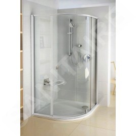 Ravak Galaxy Pro - Receveur de douche Elipso Pro-80, 800x800 mm, blanc XA234401010