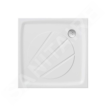 Ravak Galaxy Pro - Receveur de douche Perseus Pro-80, 800x800 mm, blanc XA034401010