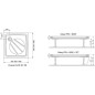 Ravak Galaxy Pro - Receveur de douche Perseus Pro-100, 1000x1000 mm, blanc XA03AA01010