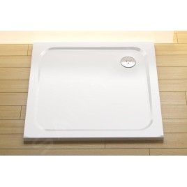 Ravak Galaxy Pro Chrome - Receveur de douche Perseus Pro-80 chrome, 800x800 mm, blanc XA044401010