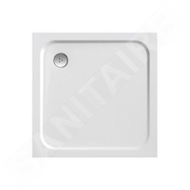 Ravak Galaxy Pro Chrome - Receveur de douche Perseus Pro-100 chrome, 1000x1000 mm, blanc XA04AA01010