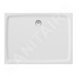 Ravak Galaxy Pro Chrome - Receveur de douche Gigant Pro-100 chrome, 1100x800 mm, blanc XA04D401010