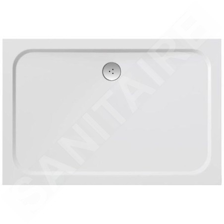 Ravak Galaxy Pro Chrome - Receveur de douche Gigant Pro-100 chrome, 1200x800 mm, blanc XA04G401010