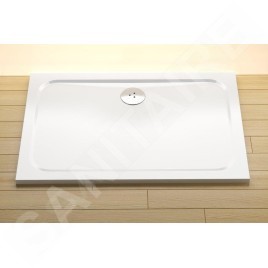Ravak Galaxy Pro Chrome - Receveur de douche Gigant Pro-100 chrome, 1200x800 mm, blanc XA04G401010