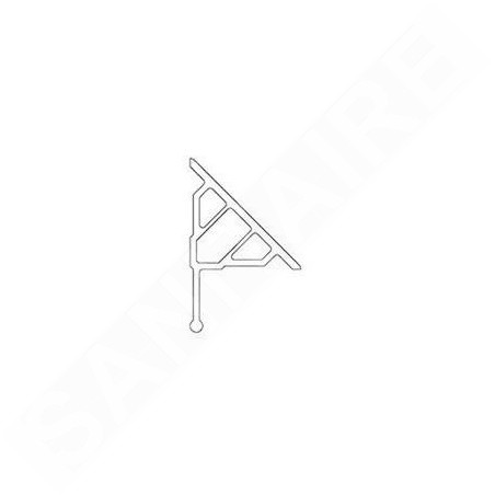 Ravak Accessoires - Bande de recouvrement, 10/1100 mm, blanc XB451100001
