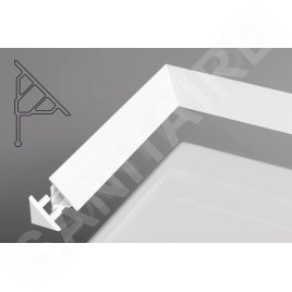 Ravak Accessoires - Bande de recouvrement, 10/2000 mm, blanc XB452000001