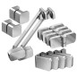 Ravak Brilliant - Kit de montage B SET pour BSRV4 100, BSKK4 100, chrome D01000A074