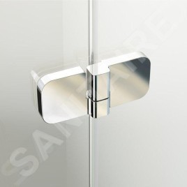 Ravak Brilliant - Cabine de douche BSDPS-90/90 L, 883-895x883-895 mm, chrome/verre clair 0UL77A00Z1