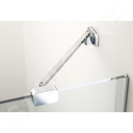 Ravak Brilliant - Cabine de douche BSDPS-90/90 L, 883-895x883-895 mm, chrome/verre clair 0UL77A00Z1