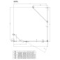 Ravak Brilliant - Cabine de douche BSDPS-100/100 L, 983-995x983-995 mm, chrome/verre transparent 0ULA0A00Z1 Ravak Brilliant - Cabine de douche BSDPS-100/100 L, 983-995x983-995 mm, chrome/verre transparent 0ULA0A00Z1