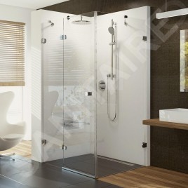 Ravak Brilliant - Cabine de douche BSDPS-120/80 L, 1183-1195x783-795 mm, chrome/verre clair 0ULG4A00Z1