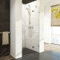 Ravak Brilliant - Porte de douche BSD2-80 R, 790-805 mm, droite, chromé/verre clair 0UP4AA00Z1