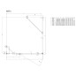 Ravak Brilliant - Cabine de douche BSDPS-80/80 R, 783-795x783-795 mm, chrome/verre clair 0UP44A00Z1 Ravak Brilliant - Cabine de douche BSDPS-80/80 R, 783-795x783-795 mm, chrome/verre clair 0UP44A00Z1