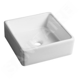 Sapho Ubega - Lavabo à poser 380x135x380 mm, blanc BH7006