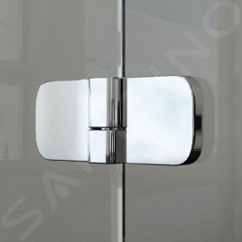 Ravak Brilliant - Porte de douche BSD2-90 R, en deux parties, 890-905 mm, droite, chromé/verre clair 0UP7AA00Z1