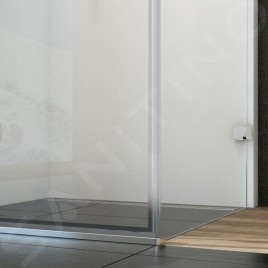 Ravak Brilliant - Porte de douche BSD2-90 R, en deux parties, 890-905 mm, droite, chromé/verre clair 0UP7AA00Z1