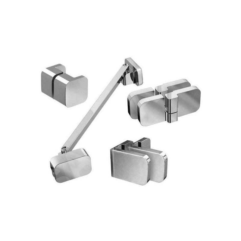 Ravak Brilliant - Kit d'installation B SET pour BSD2 100 L, chromé D01000A086
