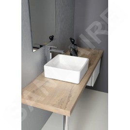 Sapho Ubega - Lavabo à poser 380x135x380 mm, blanc BH7006