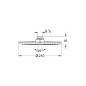 Grohe Rainshower - Douche de tête Cosmopolitan, blanc/ chrome 28368LS0
