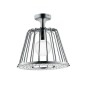 Axor LampShower - Douche de tête à 1 jet avec raccordement au plafond et design Nendo, chrome 26032000