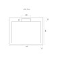 Gelco Receveurs - Receveur de douche IRENA, 1300x1000 mm, blanc HI130100 Gelco Receveurs - Receveur de douche IRENA, 1300x1000 mm, blanc HI130100