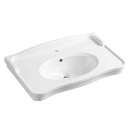 Sapho Antik - Lavabo, 800x495 mm, 1 trou pour robinetterie, blanc AN080