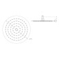 Sapho Slim - Douche de tête, diamètre 250 mm, inox poli MS574 Sapho Slim - Douche de tête, diamètre 250 mm, inox poli MS574