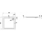 Laufen Solutions - Receveur de douche 900x900 mm, blanc H2115020000001