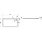 Laufen Solutions - Receveur de douche 1400 x 800 mm, blanc H2125070000001